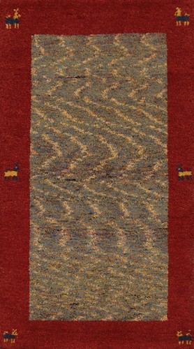 Handmade wool oriental rug 2x4 - rug,
